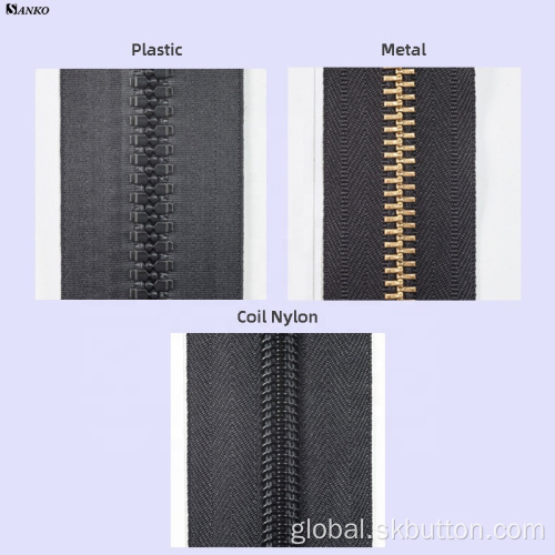 Metal Zipper Factory handbag plating color recycle coat metal zipper factory Factory